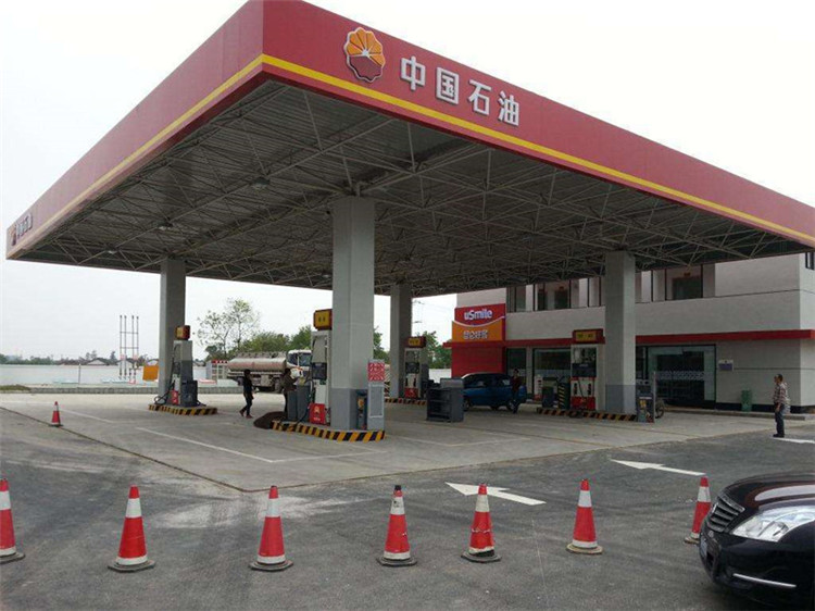 合肥加油站钢结构网架案例20