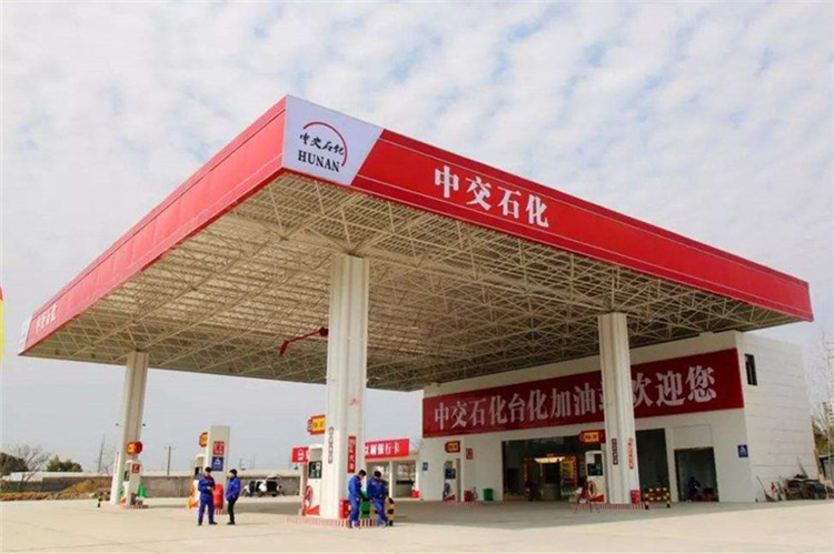 合肥加油站钢结构网架案例6